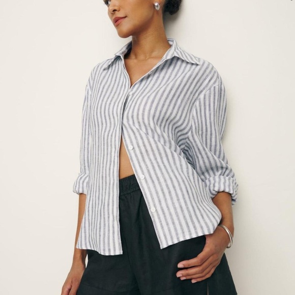 Reformation Andy Linen Button up - Picture 1 of 3